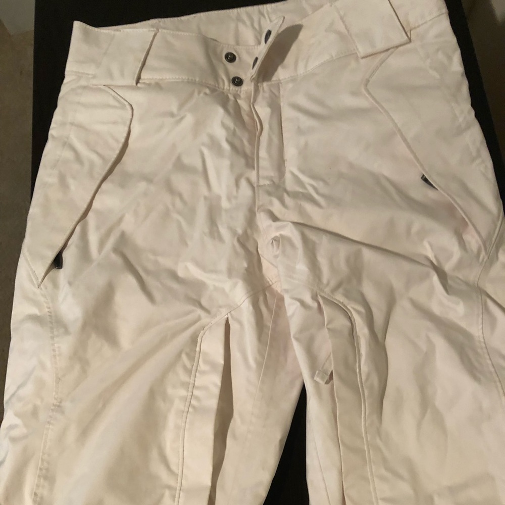 Columbia White ski pants, worn once!